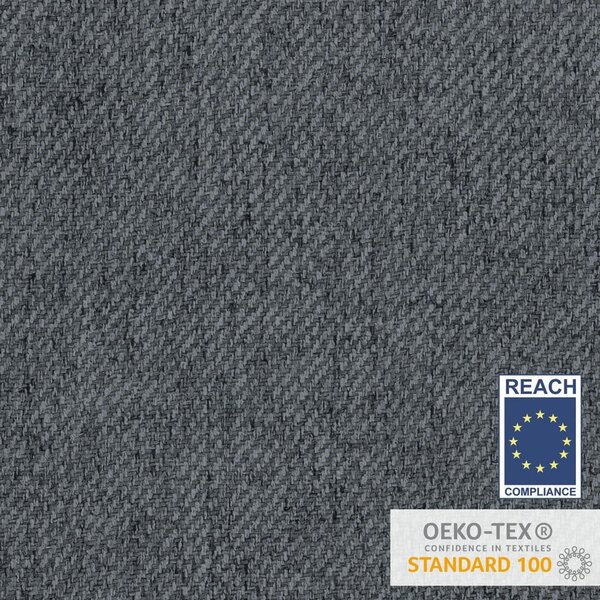Boxspring posteľ s úložným priestorom v sivo-prírodnej farbe 140x200 cm Faro – Maison de Rêve