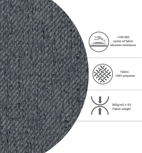 Boxspring posteľ s úložným priestorom v sivo-prírodnej farbe 140x200 cm Faro – Maison de Rêve
