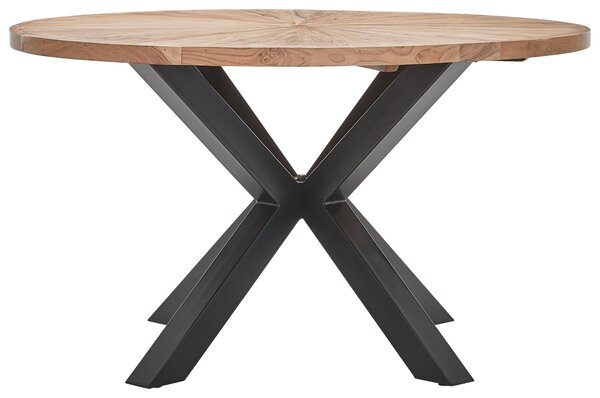 JEDÁLENSKÝ STÔL, akácia, čierna, farba akácie, 130/130/76 cm Livetastic - Stoly, Online Only