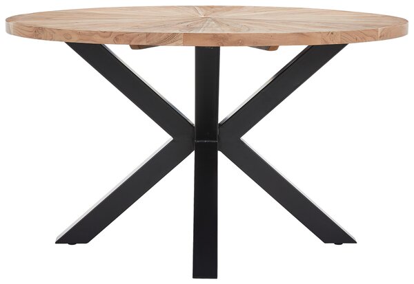 JEDÁLENSKÝ STÔL, akácia, čierna, farba akácie, 130/130/76 cm Livetastic - Stoly, Online Only