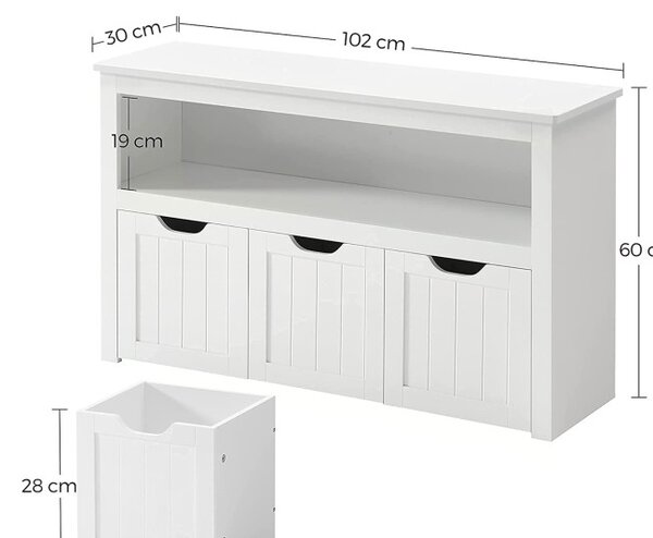 Skrinka na hračky LHS380W01