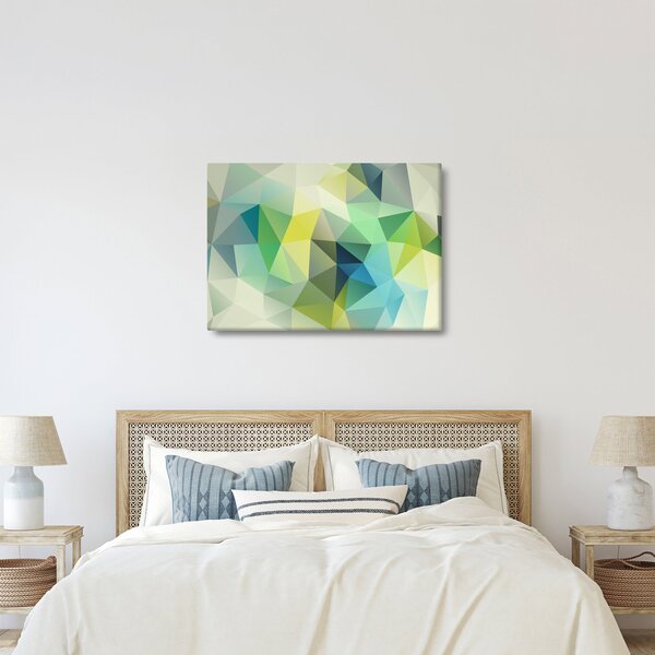Obraz geometrické abstrakcie (70x50 cm)