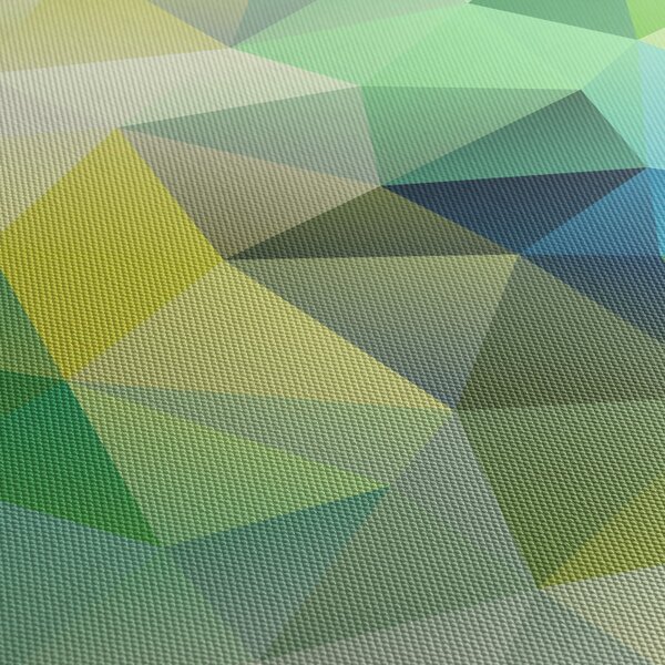 Obraz geometrické abstrakcie (s hodinami) (90x30 cm)