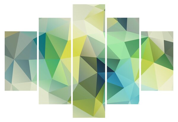 Obraz geometrické abstrakcie (150x105 cm)