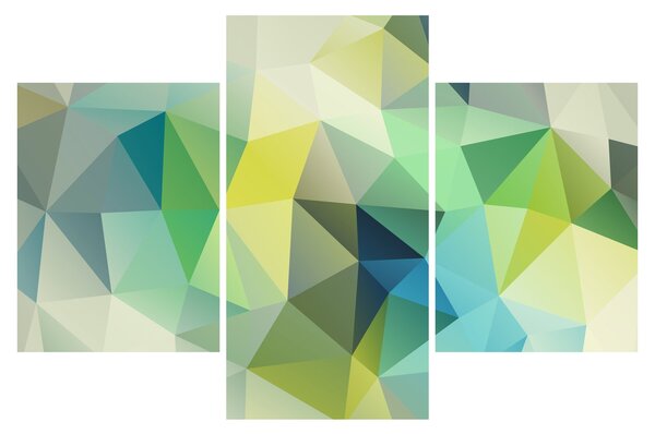 Obraz geometrické abstrakcie (90x60 cm)