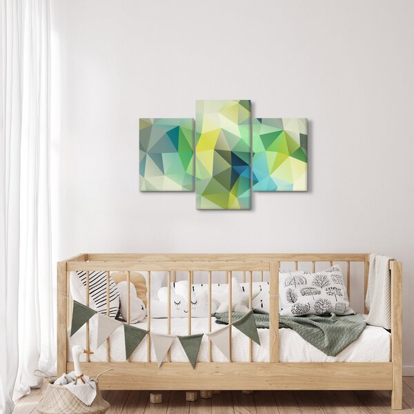 Obraz geometrické abstrakcie (90x60 cm)