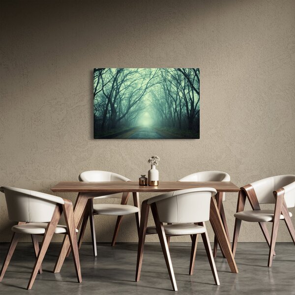 Obraz - Cesta s alejou stromov (90x60 cm)