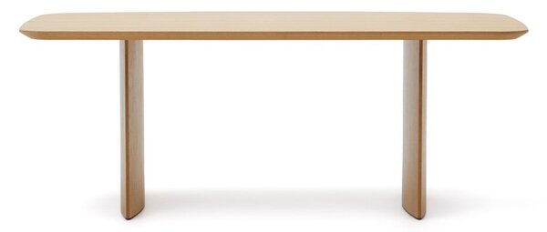 Jedálenský stôl v dekore duba v prírodnej farbe 100x200 cm Litto – Kave Home