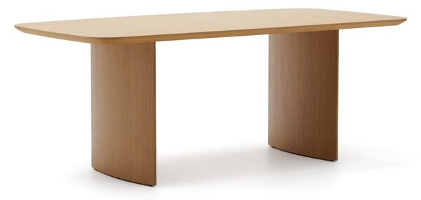 Jedálenský stôl v dekore duba v prírodnej farbe 100x200 cm Litto – Kave Home