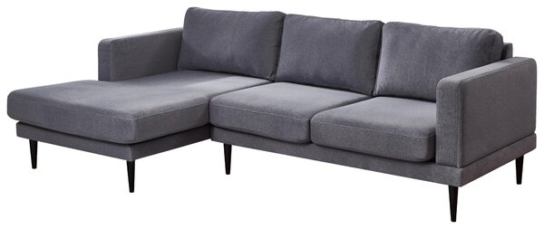 ROHOVÁ SEDAČKA, textil, sivá Carryhome - Sedačky, Online Only