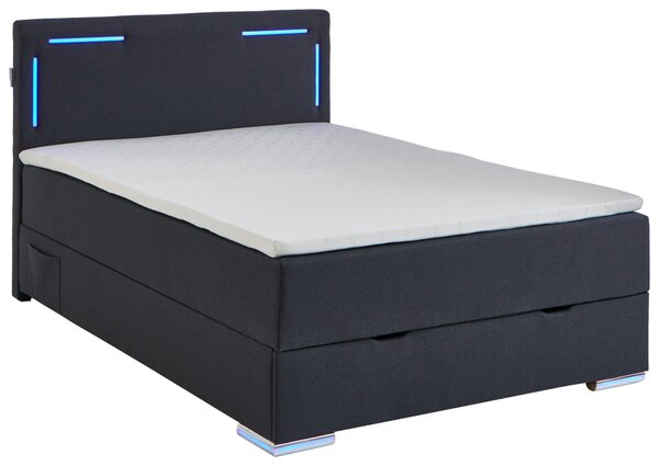 BOXSPRINGOVÁ POSTEĽ, 120/200 cm antracitová Xora - Postele, Online Only