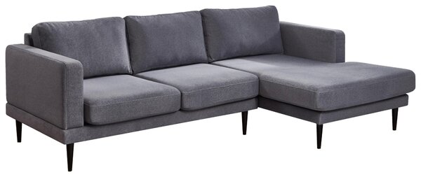 ROHOVÁ SEDAČKA, textil, sivá Carryhome - Sedačky, Online Only