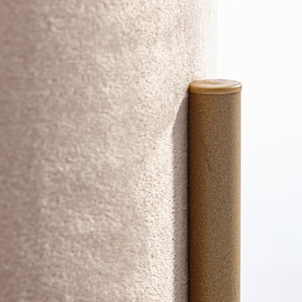 TABURETKA, kov, textil, 35/42/35 cm Ambia Home - Kreslá, Online Only