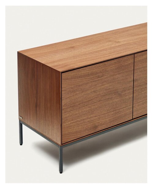 TV stolík v dekore orecha v prírodnej farbe 195x55 cm Vedrana – Kave Home