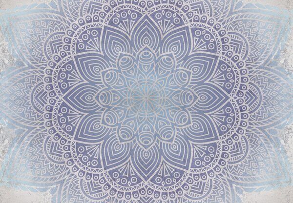 Fototapeta - Mandala v betóne (147x102 cm)
