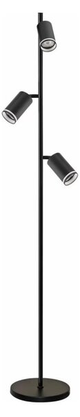 Stojacia lampa PARIS 3xGU10/12W/230V čierna