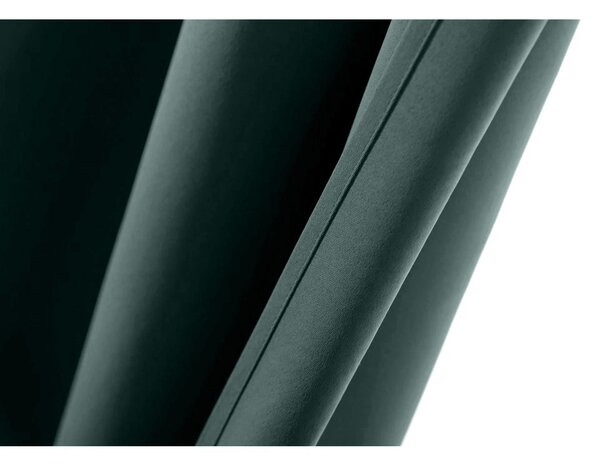 Tyrkysový záves OXFORD 140x250 cm Zavesenie: Kovové krúžky