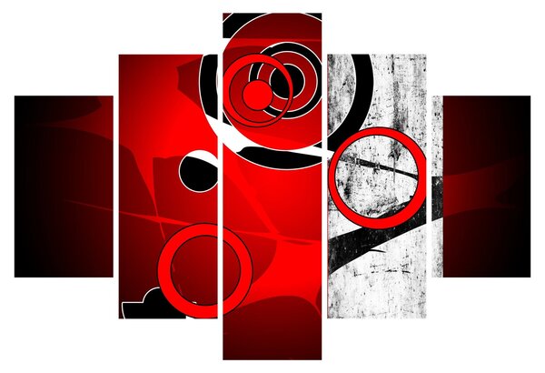 Obraz abstrakcie (150x105 cm)