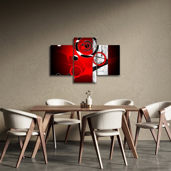Obraz abstrakcie (90x60 cm)