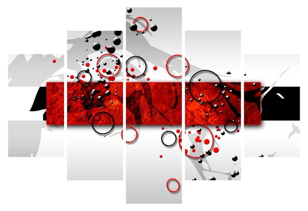 Obraz abstrakcie (150x105 cm)