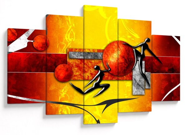 Obraz - Maľba ľudskosti (150x105 cm)