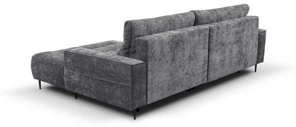ROHOVÁ SEDAČKA, textil, sivá MID.YOU - Sedačky, Online Only