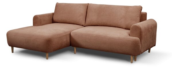 ROHOVÁ SEDAČKA, textil, medená MID.YOU - Sedačky, Online Only