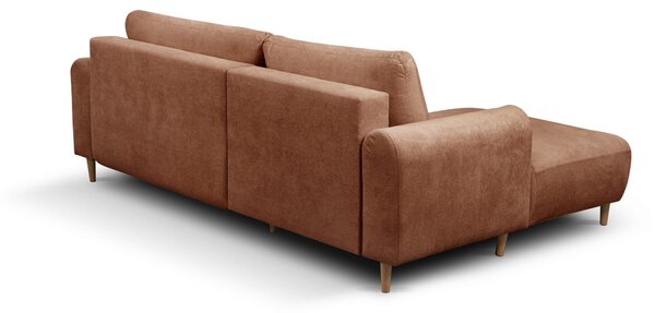 ROHOVÁ SEDAČKA, textil, medená MID.YOU - Sedačky, Online Only