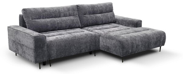 ROHOVÁ SEDAČKA, textil, sivá MID.YOU - Sedačky, Online Only