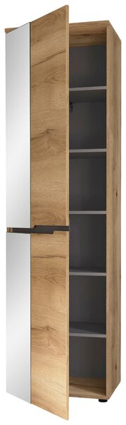 PREDSIEŇOVÁ SKRIŇA, grafitová, farba duba, 55/192/38 cm Xora - Skrine, Online Only