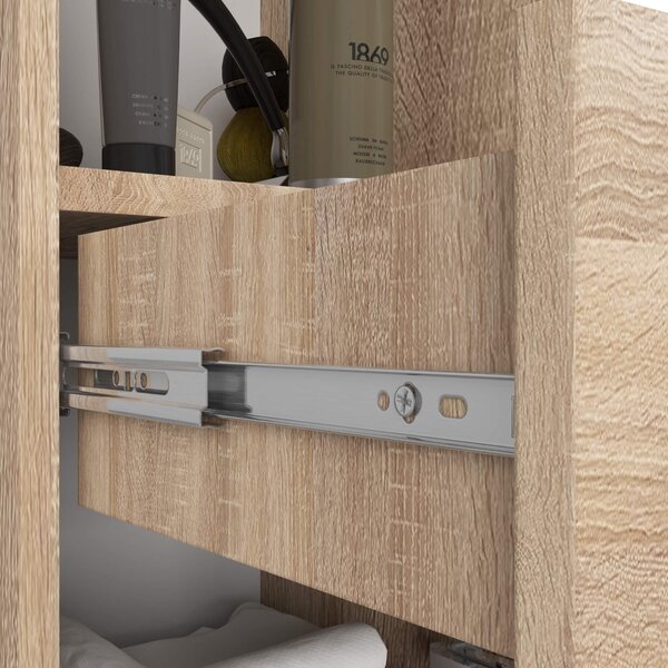 Ak furniture Kúpeľňová skrinka Fin II 30 cm dub sonoma
