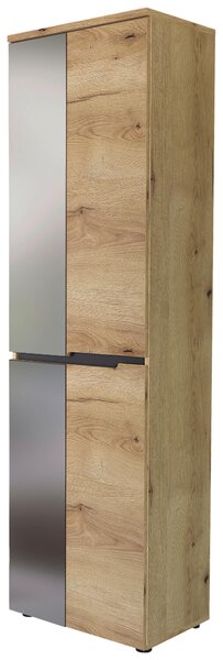 PREDSIEŇOVÁ SKRIŇA, grafitová, farba duba, 55/192/38 cm Xora - Skrine, Online Only