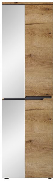PREDSIEŇOVÁ SKRIŇA, grafitová, farba duba, 55/192/38 cm Xora - Skrine, Online Only