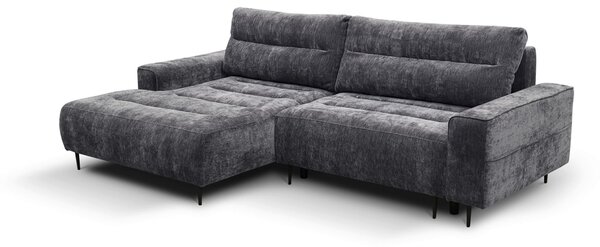 ROHOVÁ SEDAČKA, textil, sivá MID.YOU - Sedačky, Online Only