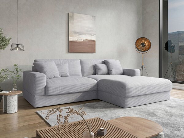 ROHOVÁ SEDAČKA, textil, strieborná Sit & More - Sedačky, Online Only