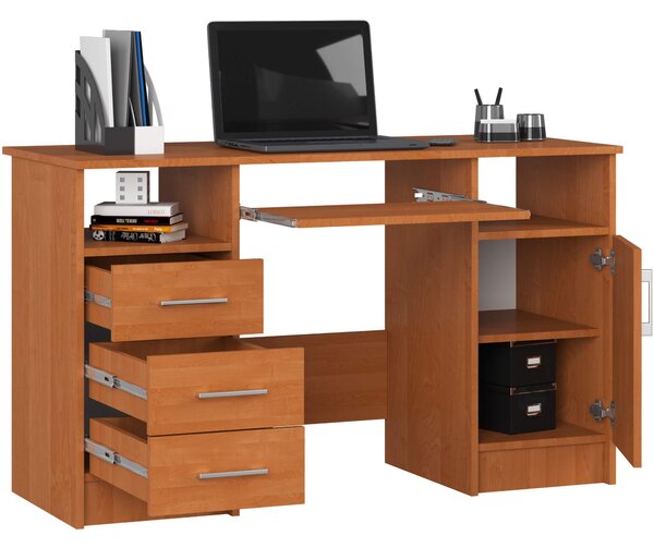 Ak furniture Volně stojící psací stůl Ana 124 cm olše