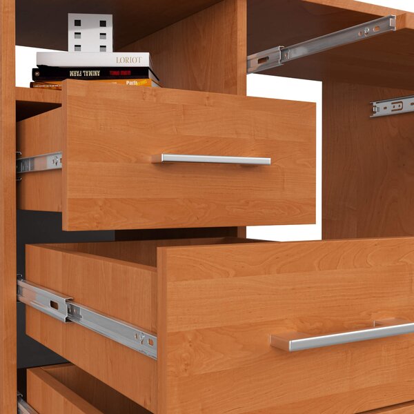 Ak furniture Volně stojící psací stůl Ana 124 cm olše