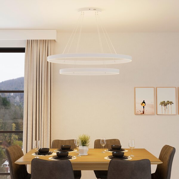 ZÁVESNÉ LED SVIETIDLO, 100/60/150 cm Novel - Interiérové svietidlá