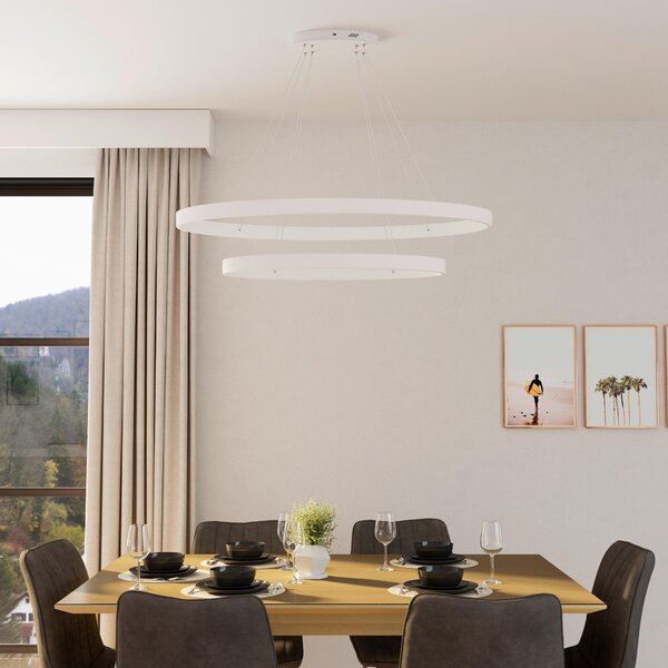 ZÁVESNÉ LED SVIETIDLO, 100/60/150 cm Novel - Interiérové svietidlá
