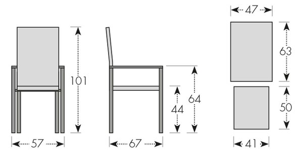 Záhradné kreslo EXPERT WOOD antracit, gastro, stohovateľné DP266EH061020