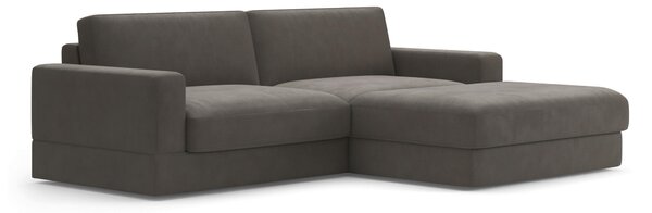 ROHOVÁ SEDAČKA, textil, grafitová Sit & More - Sedačky, Online Only