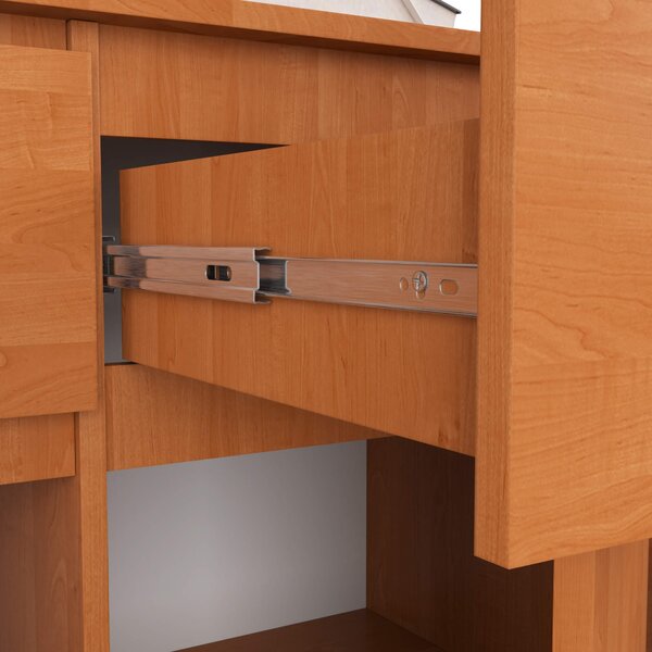 Ak furniture Komoda Karolína 140 cm 3 skříňky a 3 šuplíky olše