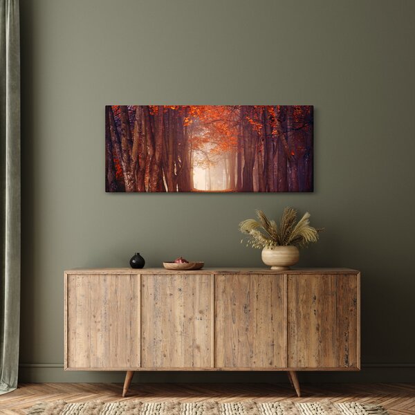 Obraz - Jesenné les (120x50 cm)