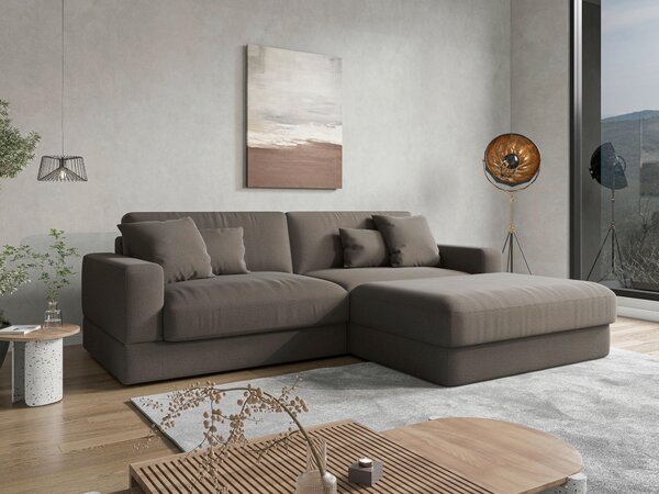ROHOVÁ SEDAČKA, textil, grafitová Sit & More - Sedačky, Online Only