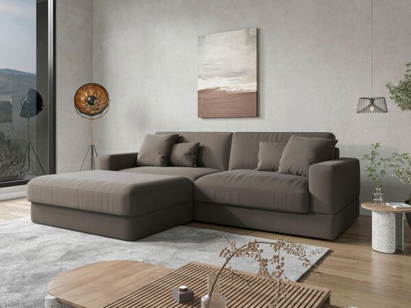 ROHOVÁ SEDAČKA, textil, grafitová Sit & More - Sedačky, Online Only