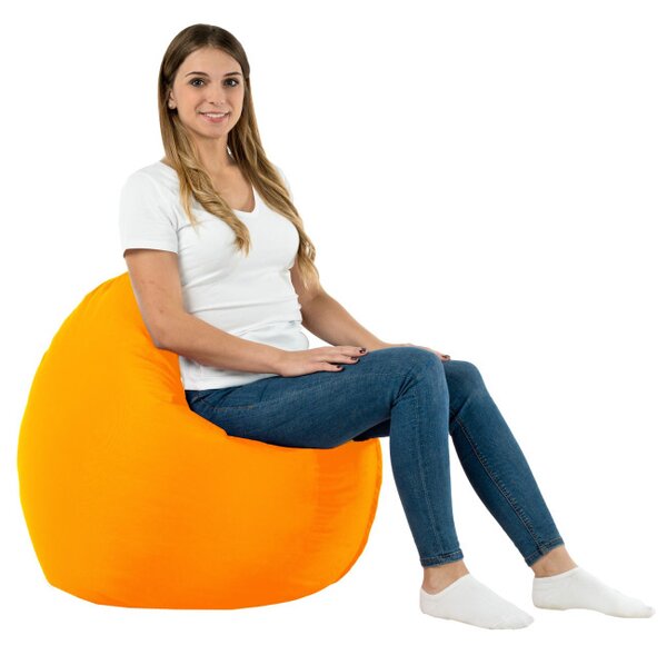 Vankúš na sedenie MONACO oranžový nylon