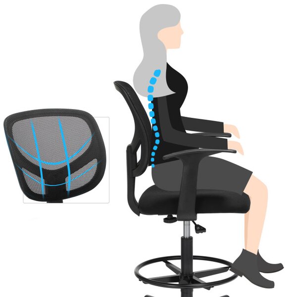 Ergonomická kancelárska stolička OBN25BK