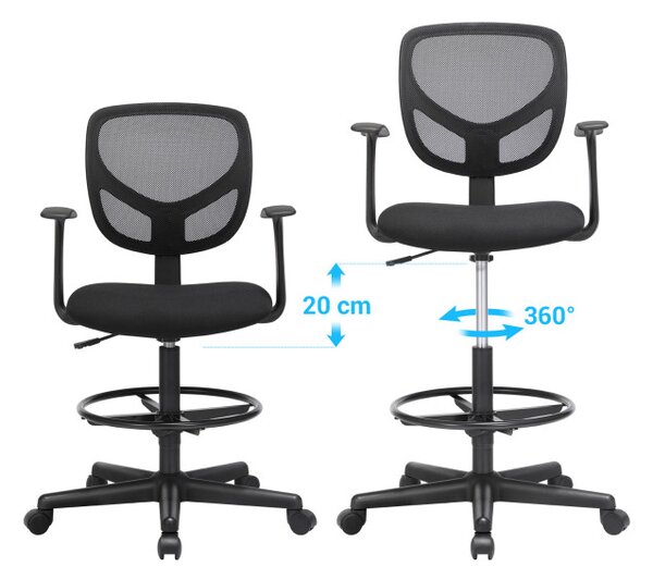 Ergonomická kancelárska stolička OBN25BK