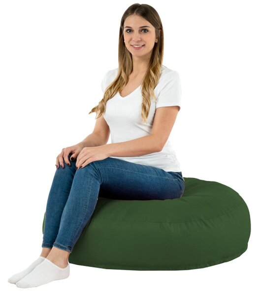 Vankúš na sedenie MONACO tmavozelený nylon