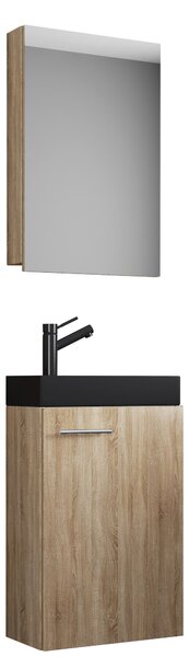 HOSŤOVSKÁ KÚPEĽŇA, dub sonoma, 41 cm MID.YOU - Kúpeľňové skrinky, Online Only